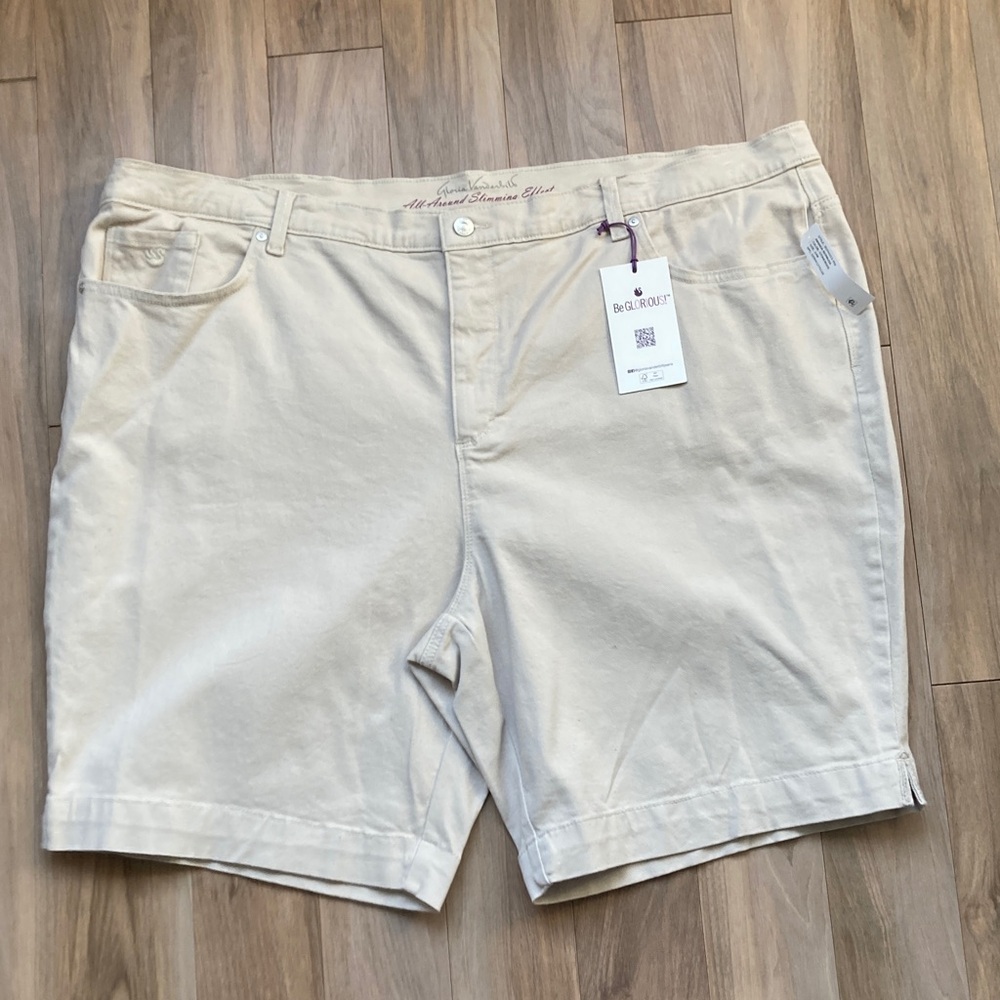 Gloria Vanderbilt Amanda Bermuda Short flawless stretch classic rise 24W - Picture 12 of 15